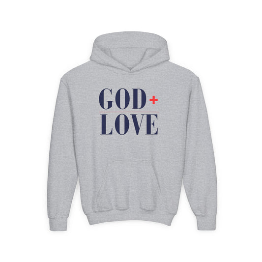 USA God Bless Love Statement Hoodie – YOUTH