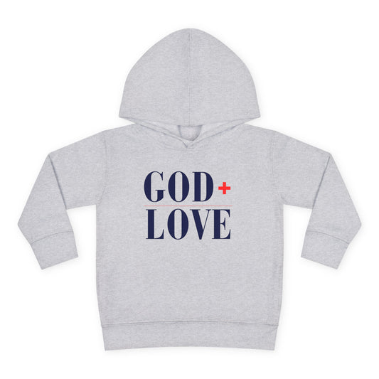 USA God Bless Love Statement Hoodie – Toddler