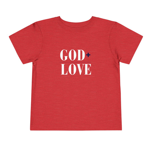 USA God Bless Love Statement Tee – TODDLER