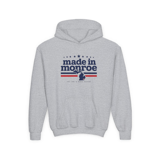 Made in Monroe Vintage Hometown Hoodie- YOUTH