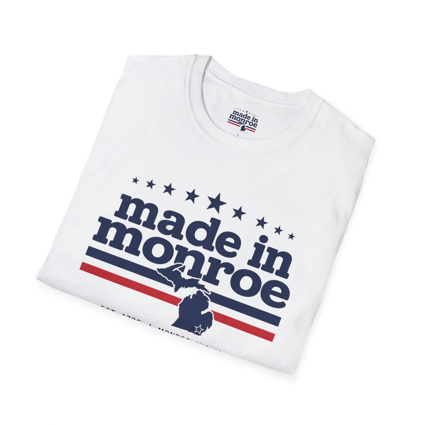 Made in Monroe Vintage Hometown Graphic T-Shirt- ADULT