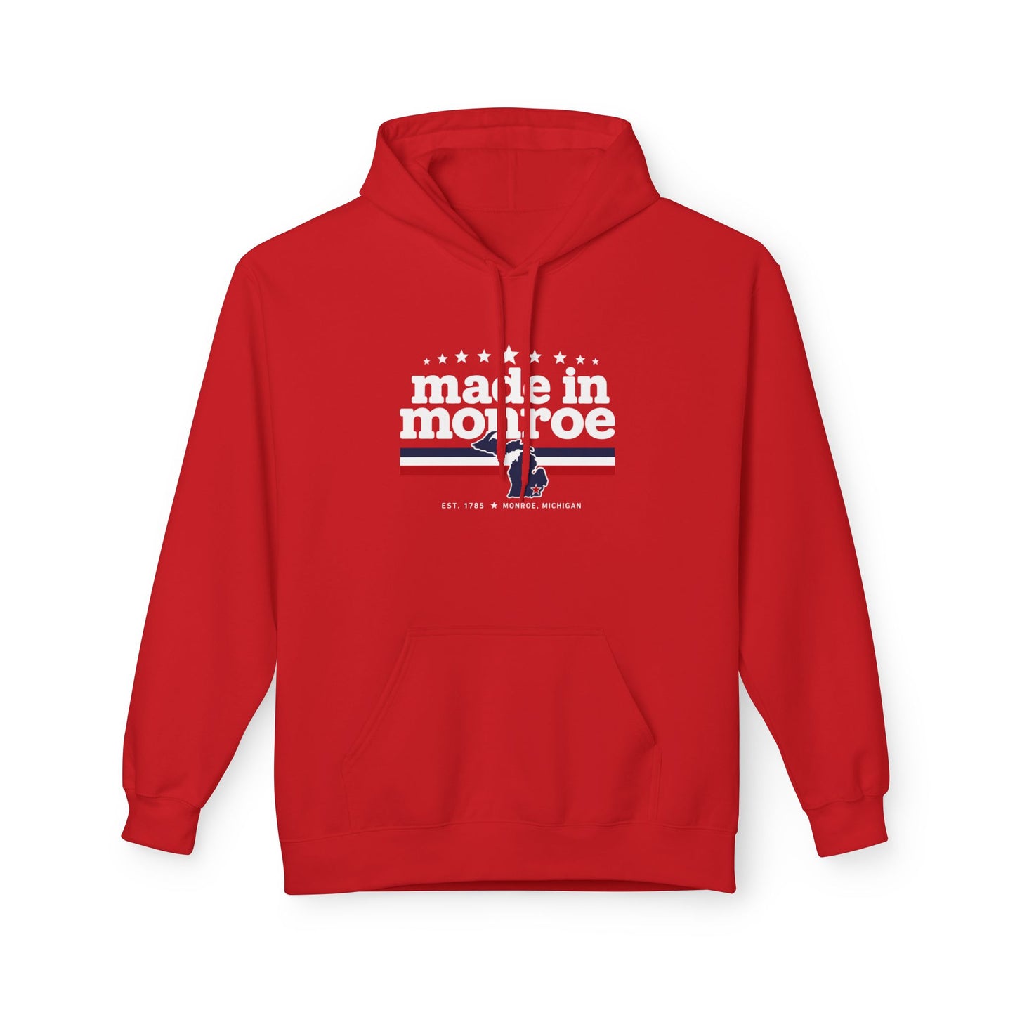 Made in Monroe Vintage Hometown Hoodie- Adult