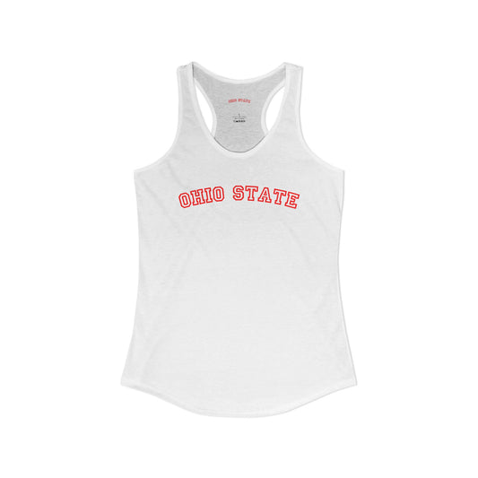 Ohio State Varsity Tank | Retro College Style Shirt | Trendy Game Day Graphic Tee | Ohio Football Aesthetic Shirt