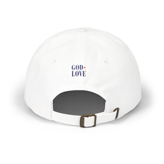 USA God Bless Love Statement Dad Cap