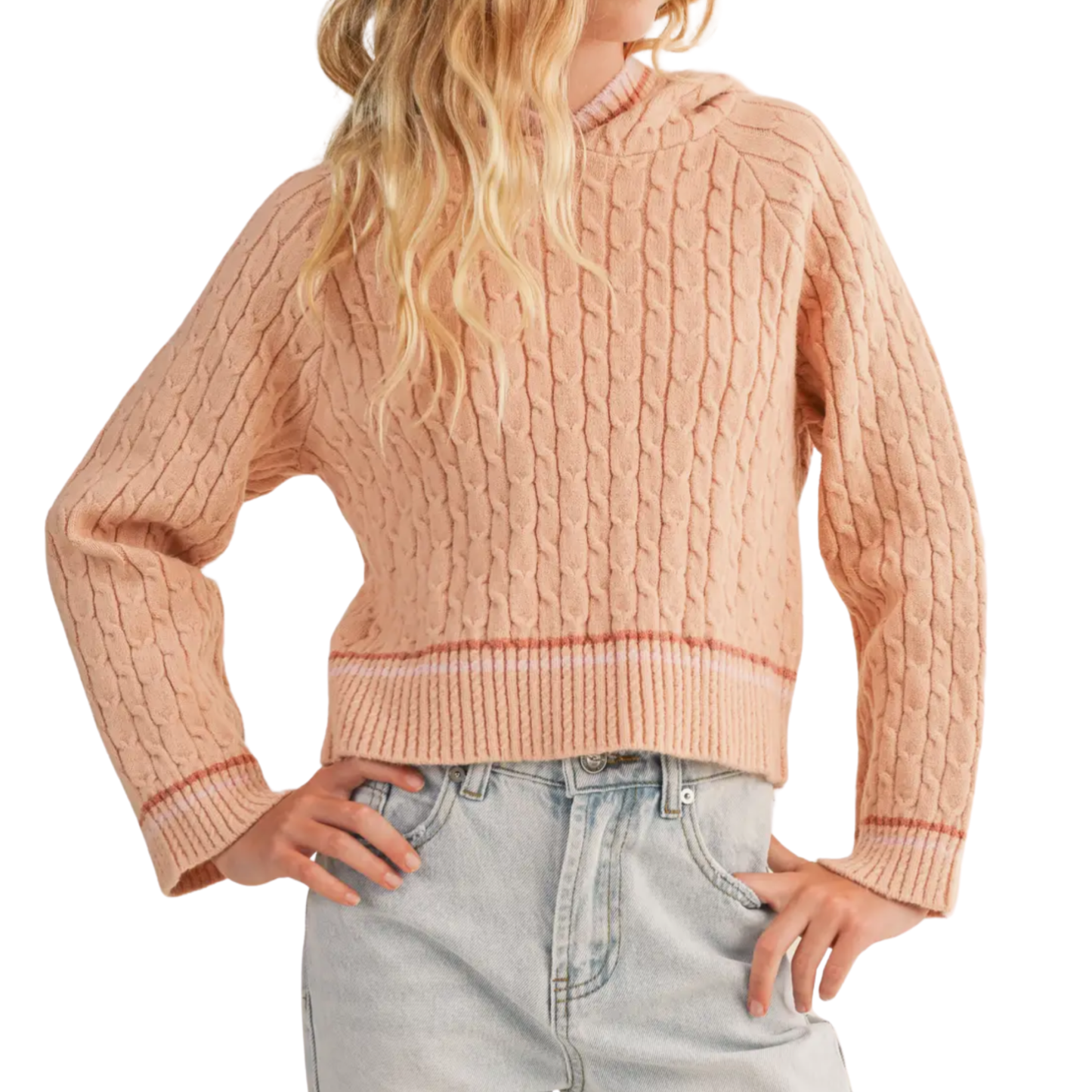 SWEET + COZY HOODED SWEATER