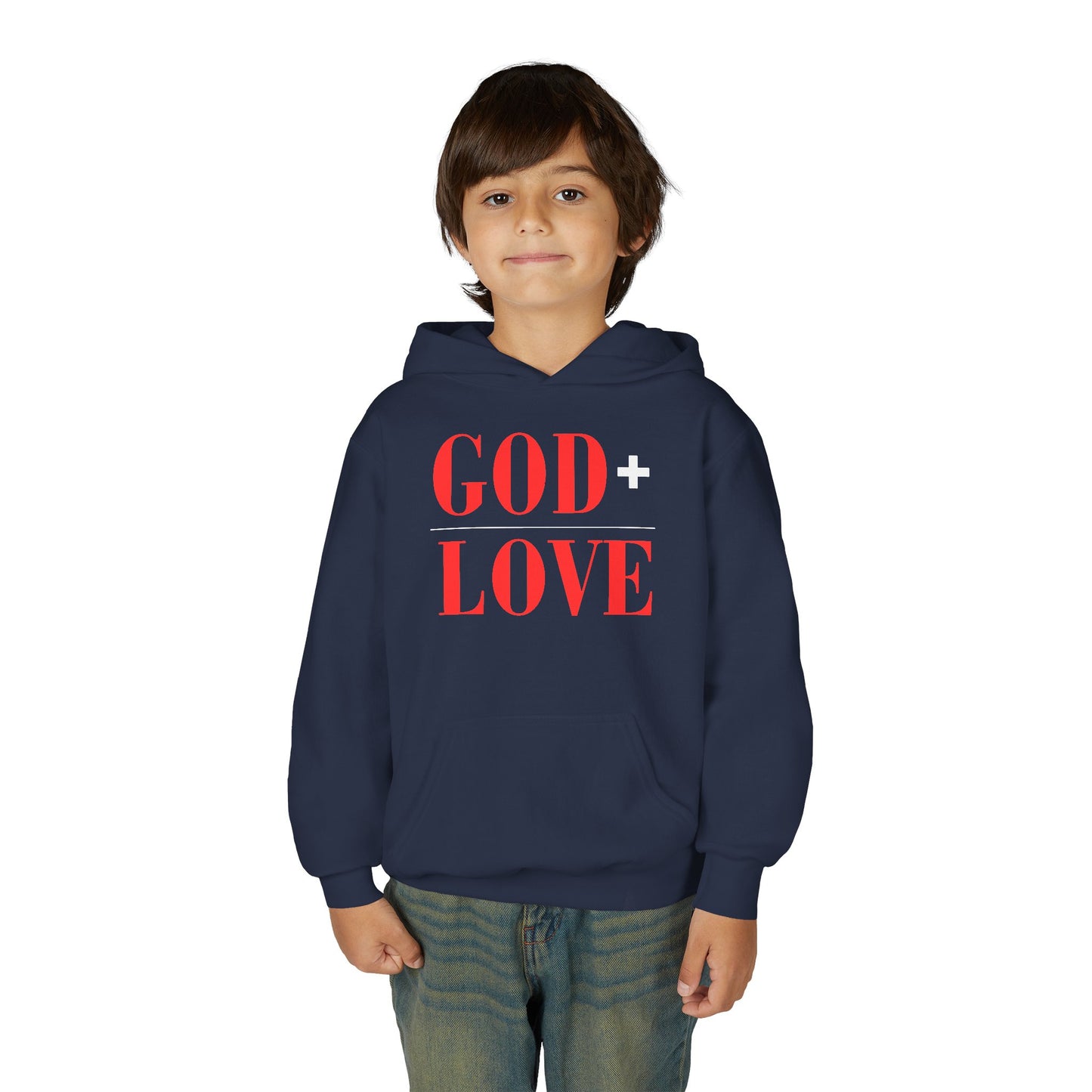 USA God Bless Love Statement Hoodie – YOUTH