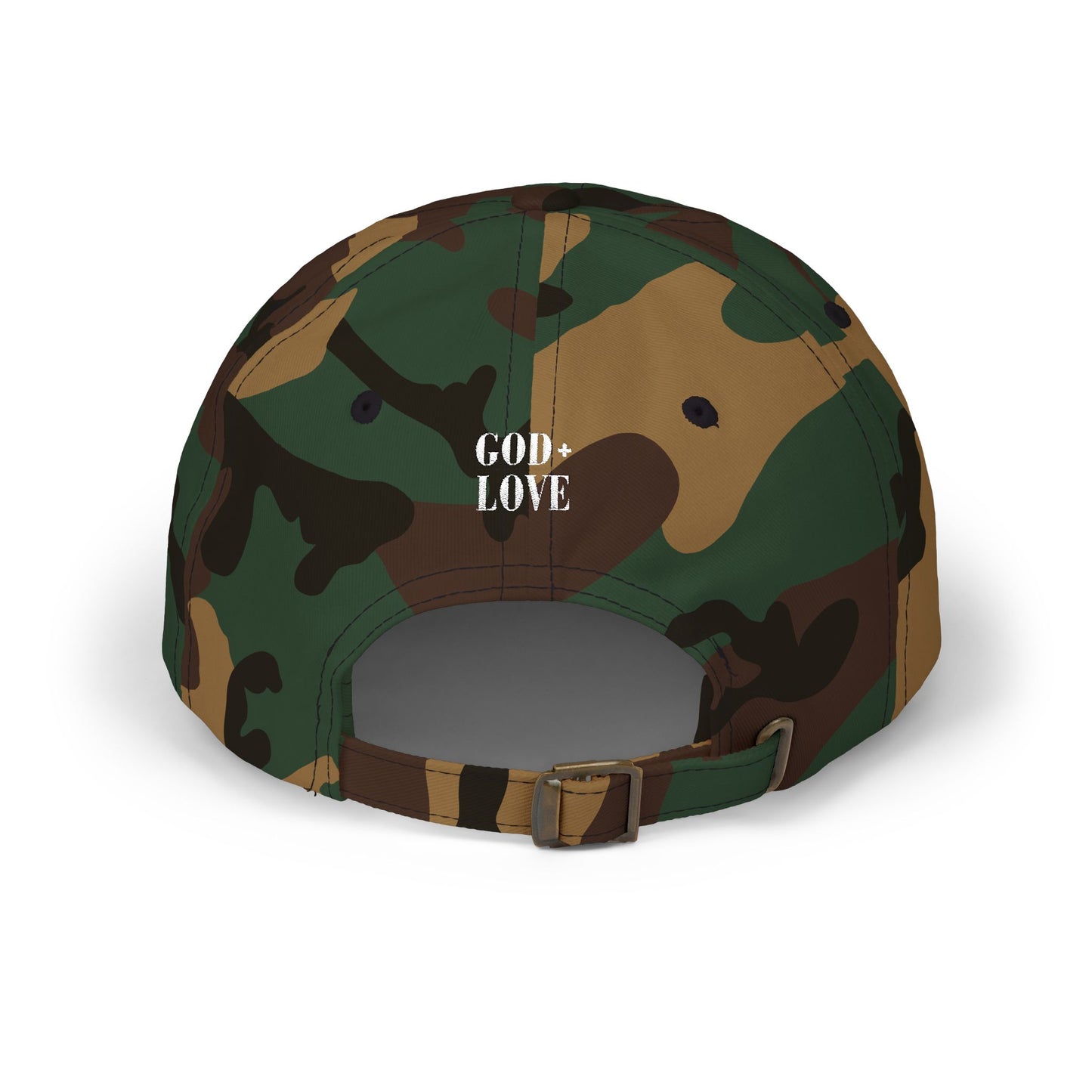 God + Love Statement Hat | Faith-Based Adjustable Dad Cap