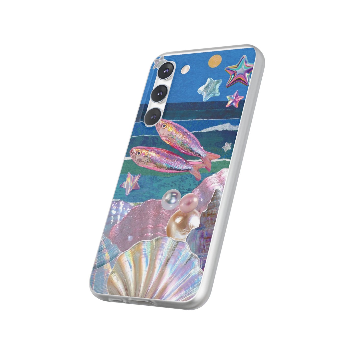 Iridescent Seashell Phone Case | Mermaidcore Ocean Aesthetic Case