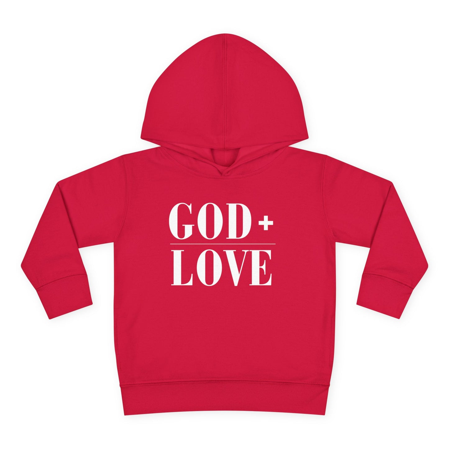 God + Love Statement Hoodie – Toddler