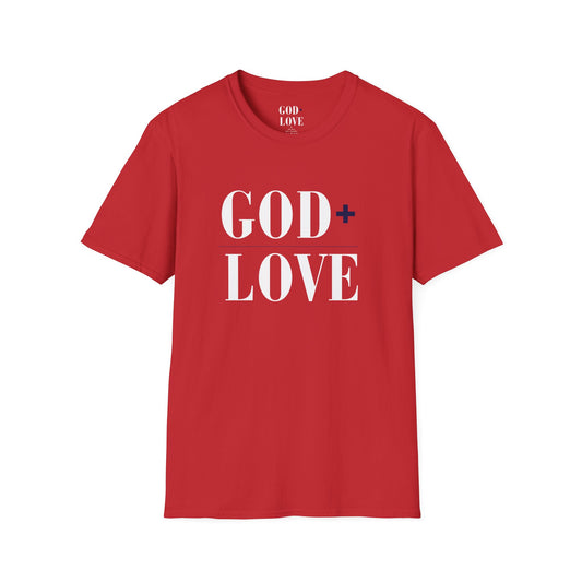 USA God Bless Love Statement Tee – ADULT