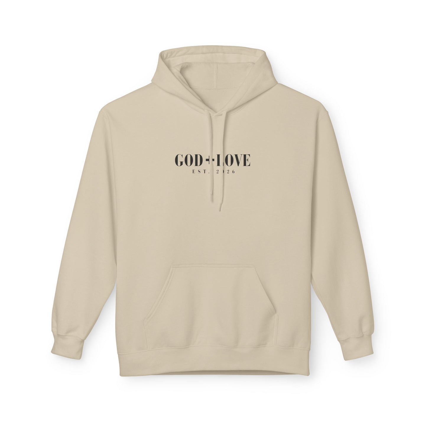 God + Love Soft Statement Faith Hoodie