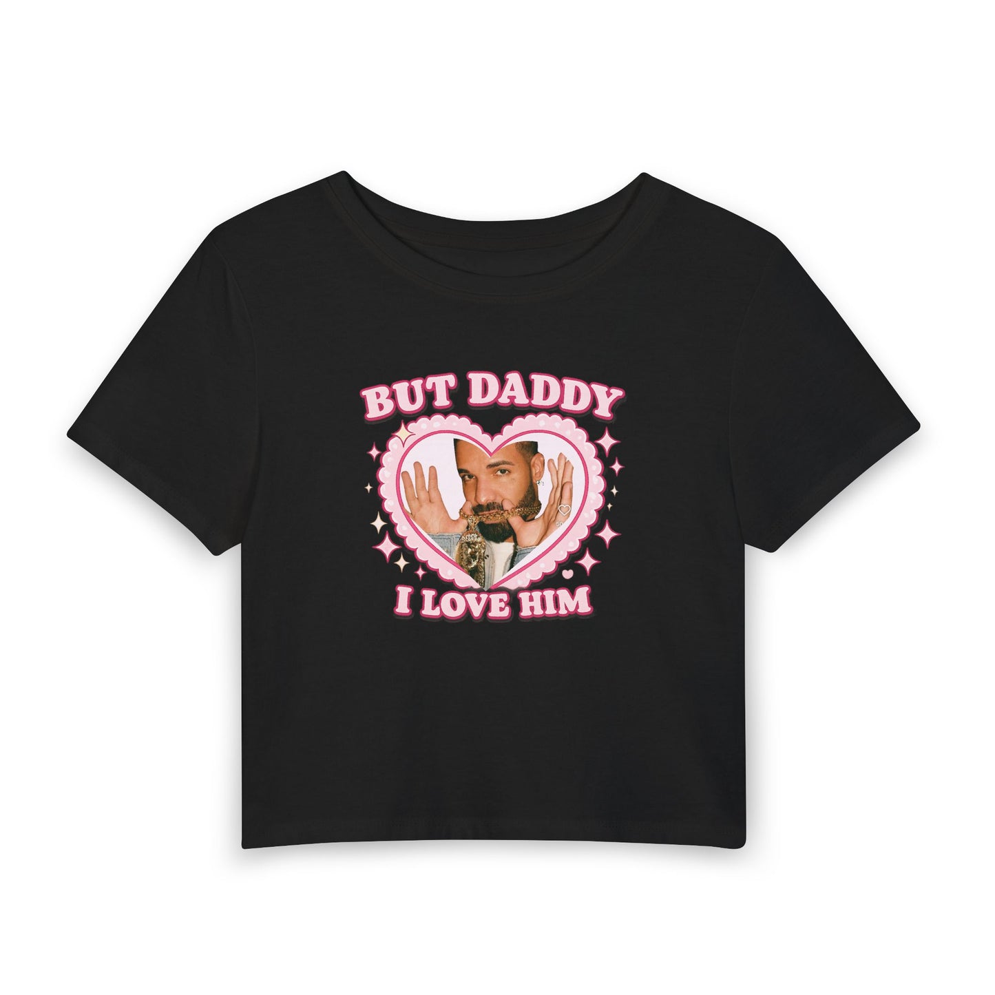 But Daddy, I Love Him Baby Tee | Funny Coquette Graphic Shirt