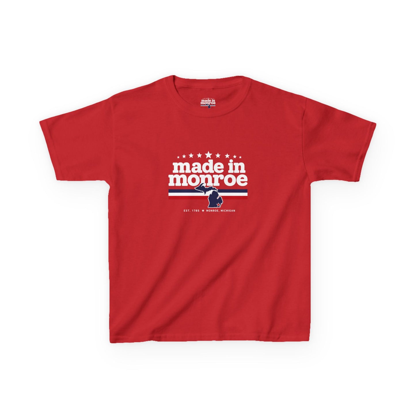 Made in Monroe Vintage Hometown Graphic T-Shirt- YOUTH