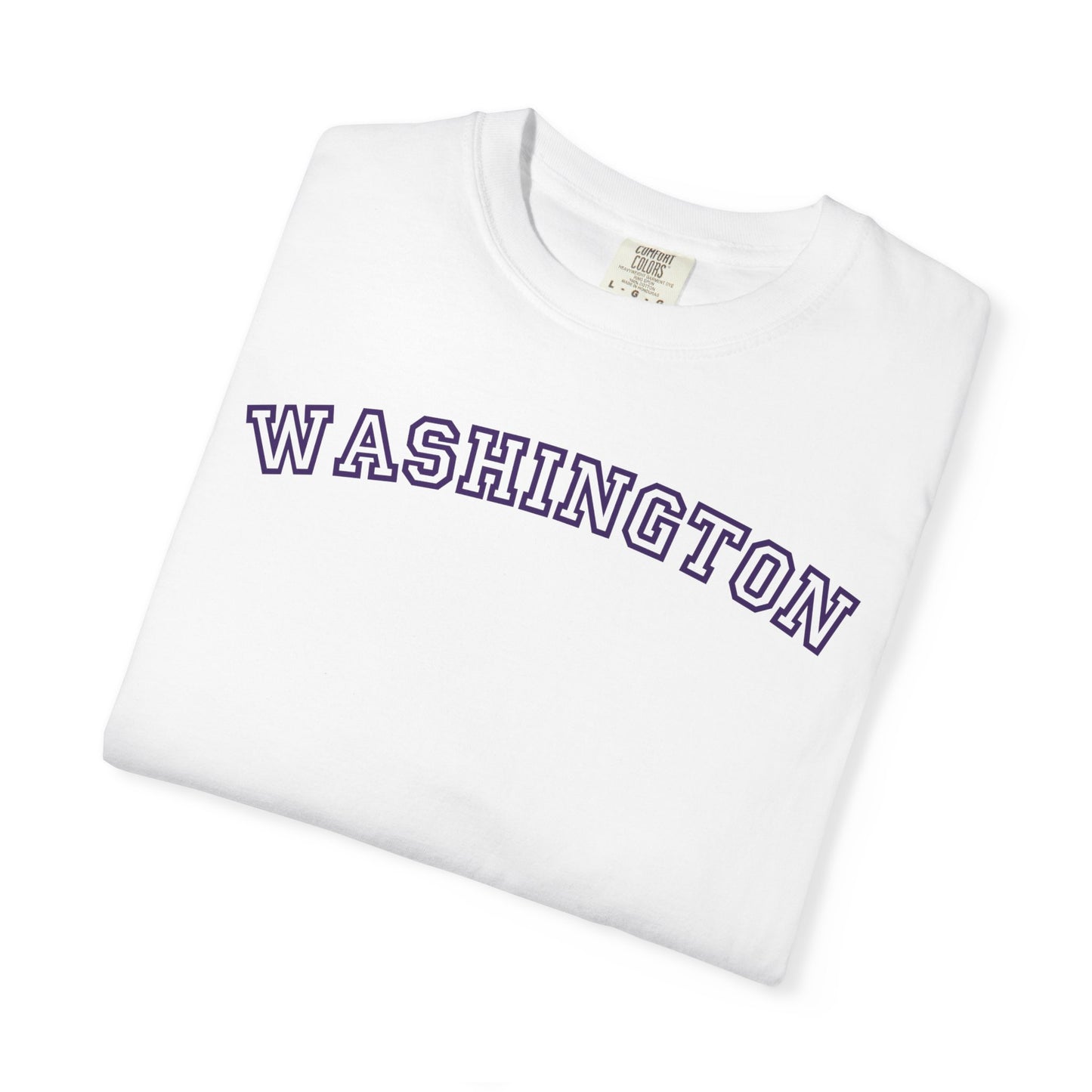 Washington Varsity Graphic Tee | Retro Washington Shirt | Trendy Pacific Northwest Tee | College Style State Shirt