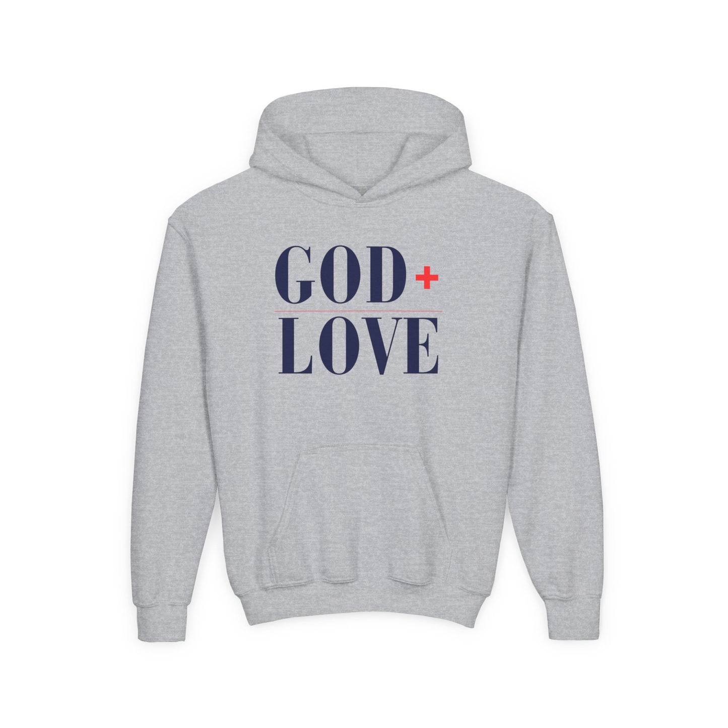 USA God Bless Love Statement Hoodie – YOUTH