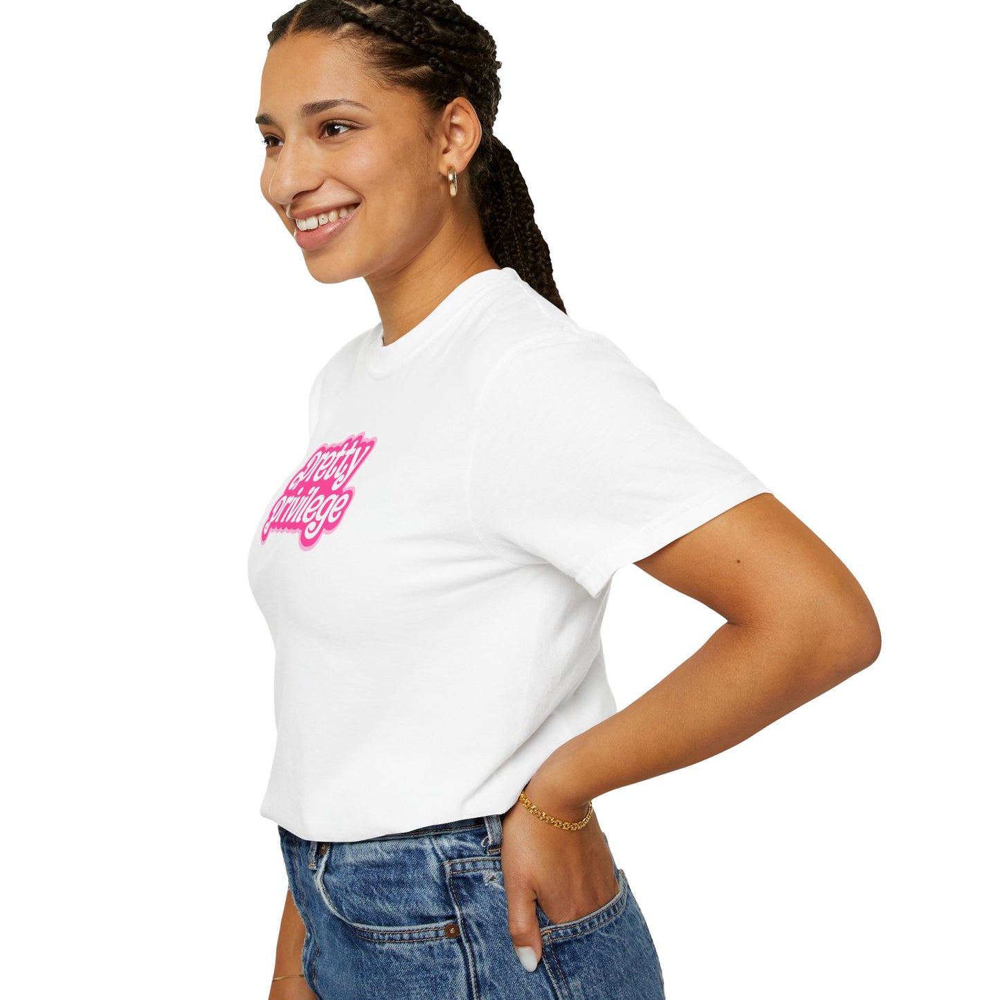 Pretty Privilege Shirt | Pink Girly Graphic Tee | Coquette Y2K Aesthetic T-Shirt