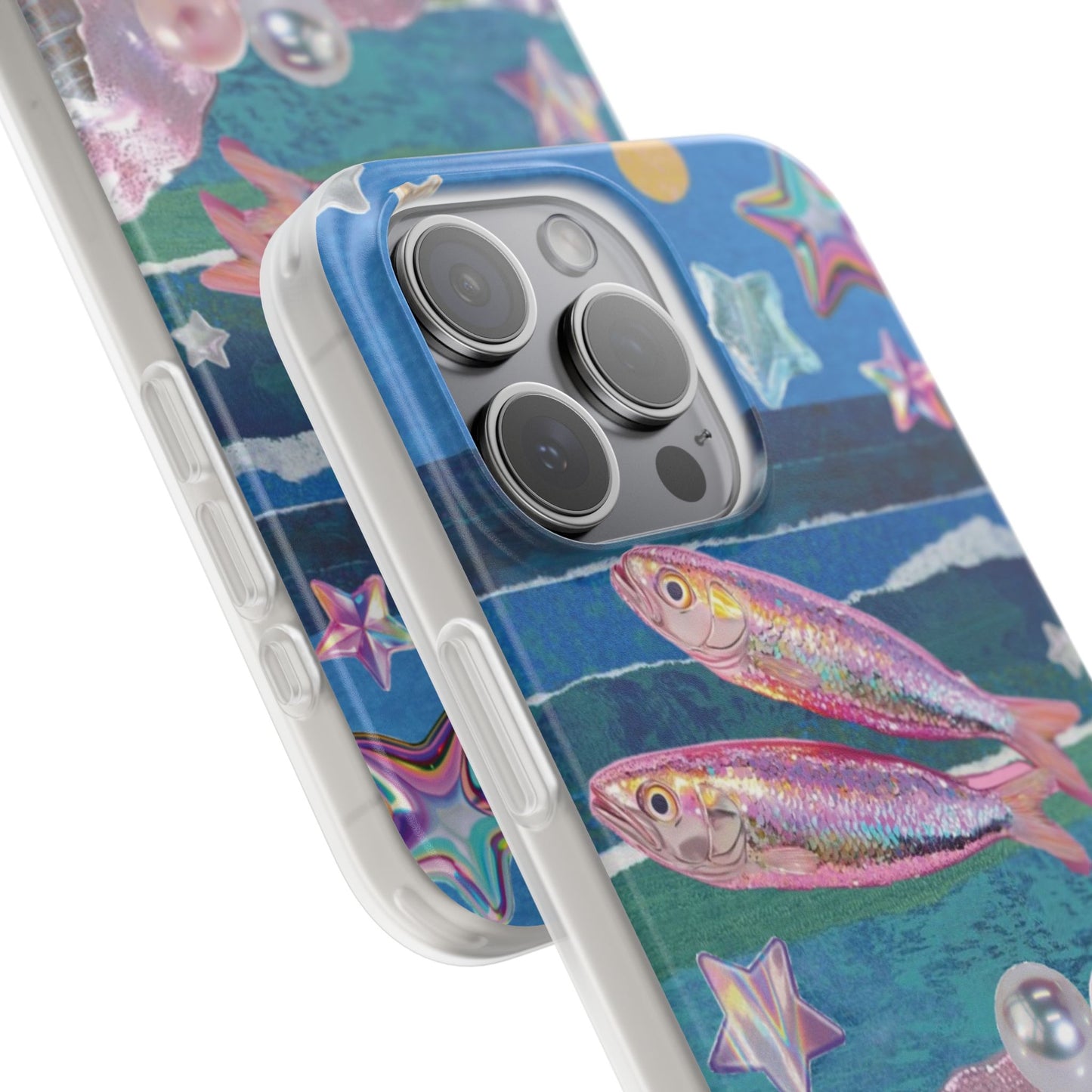 Iridescent Seashell Phone Case | Mermaidcore Ocean Aesthetic Case