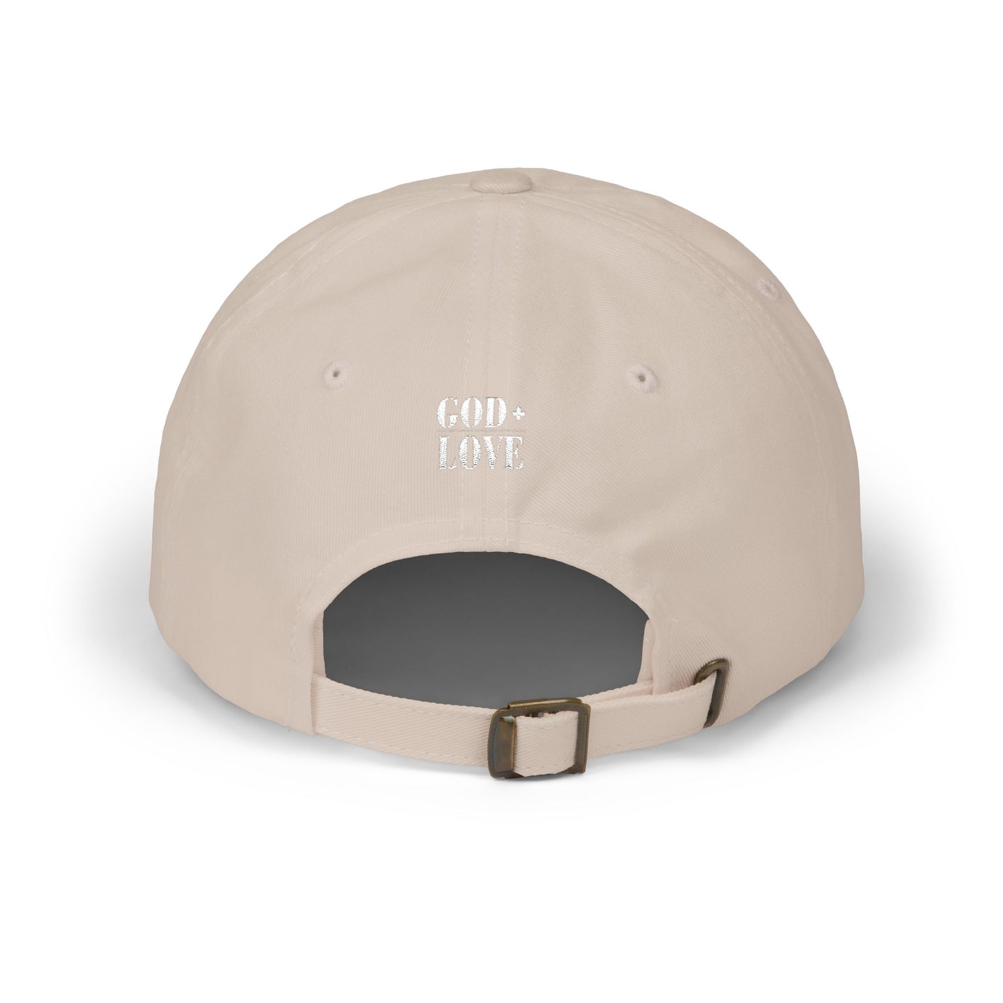 God + Love Statement Hat | Faith-Based Adjustable Dad Cap