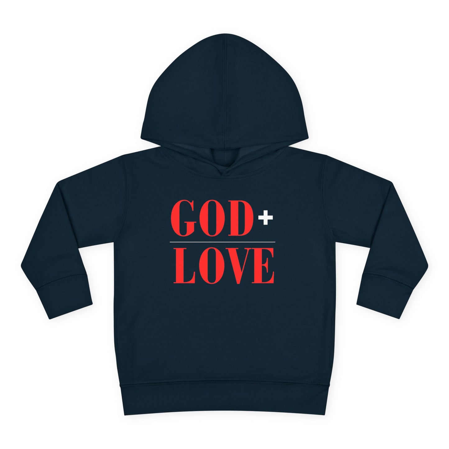 USA God Bless Love Statement Hoodie – Toddler