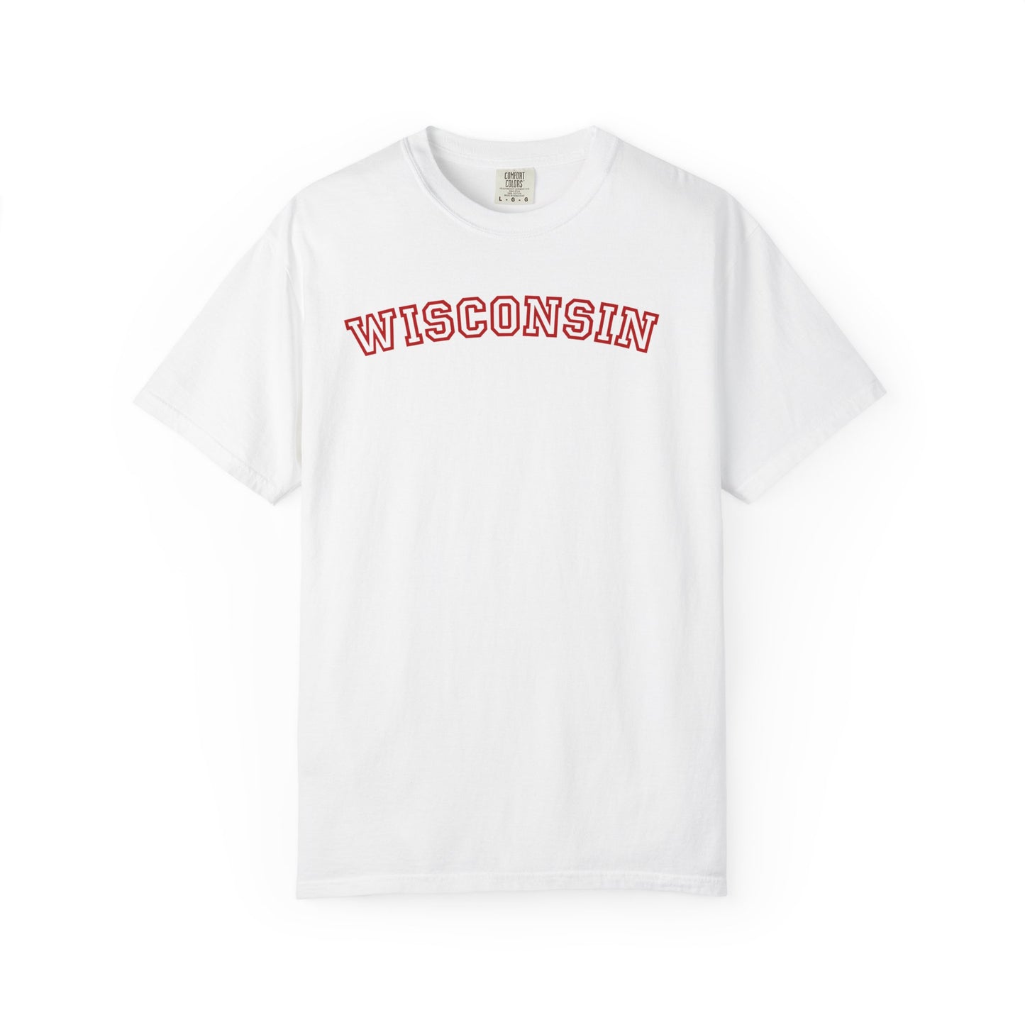 Wisconsin Varsity Graphic Tee | Retro Wisconsin Shirt | Midwest Aesthetic Tee | Trendy College Style Shirt