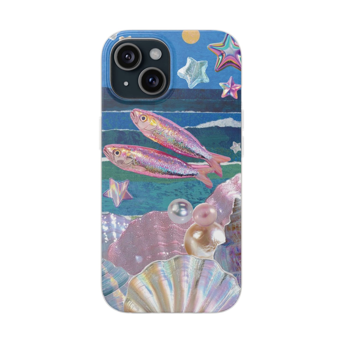 Iridescent Seashell Phone Case | Mermaidcore Ocean Aesthetic Case