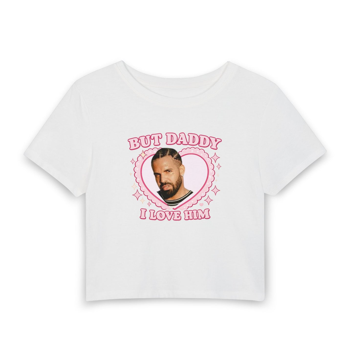 But Daddy, I Love Him Baby Tee | Funny Coquette Graphic Shirt