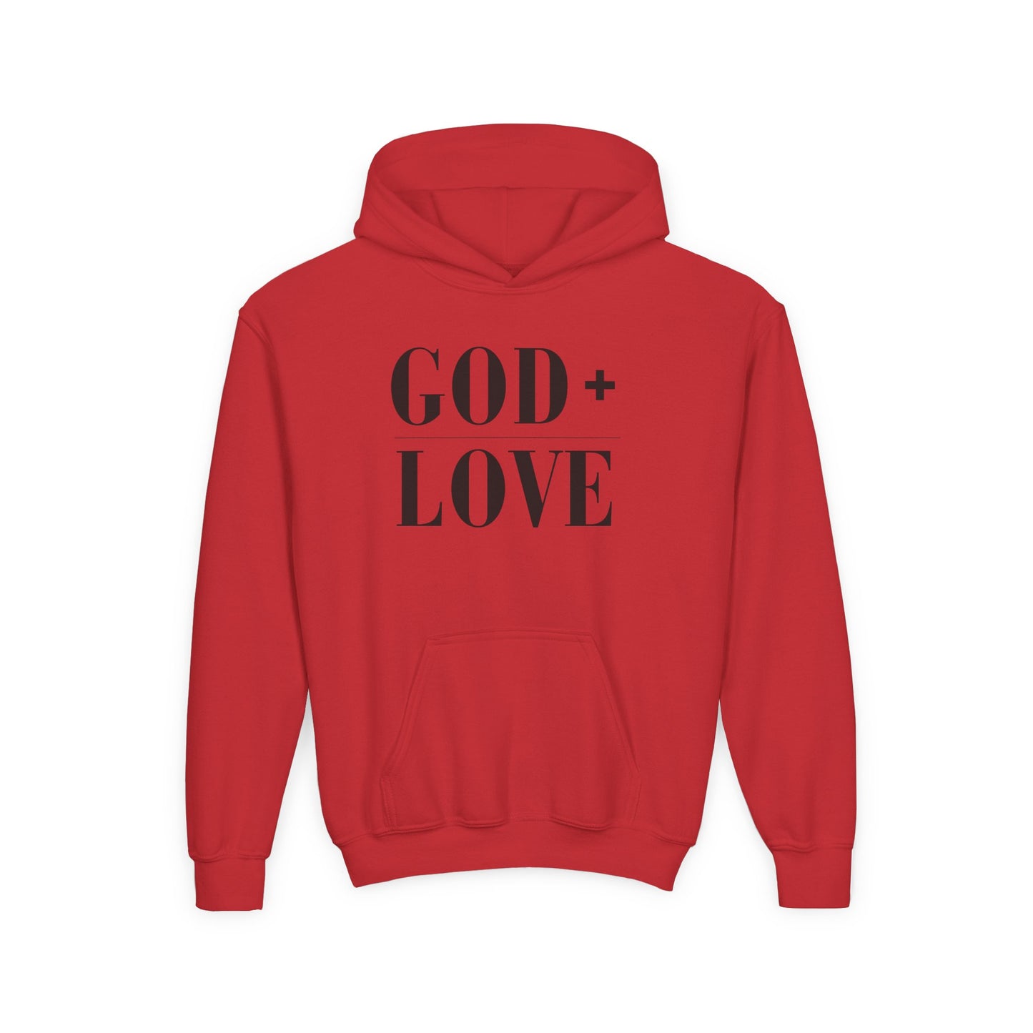 God + Love Statement Hoodie – Youth