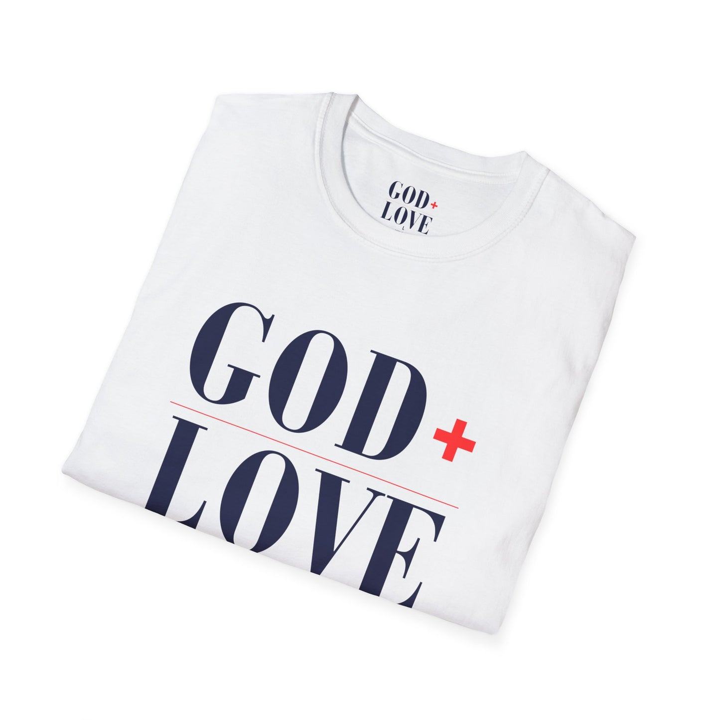 USA God Bless Love Statement Tee – ADULT
