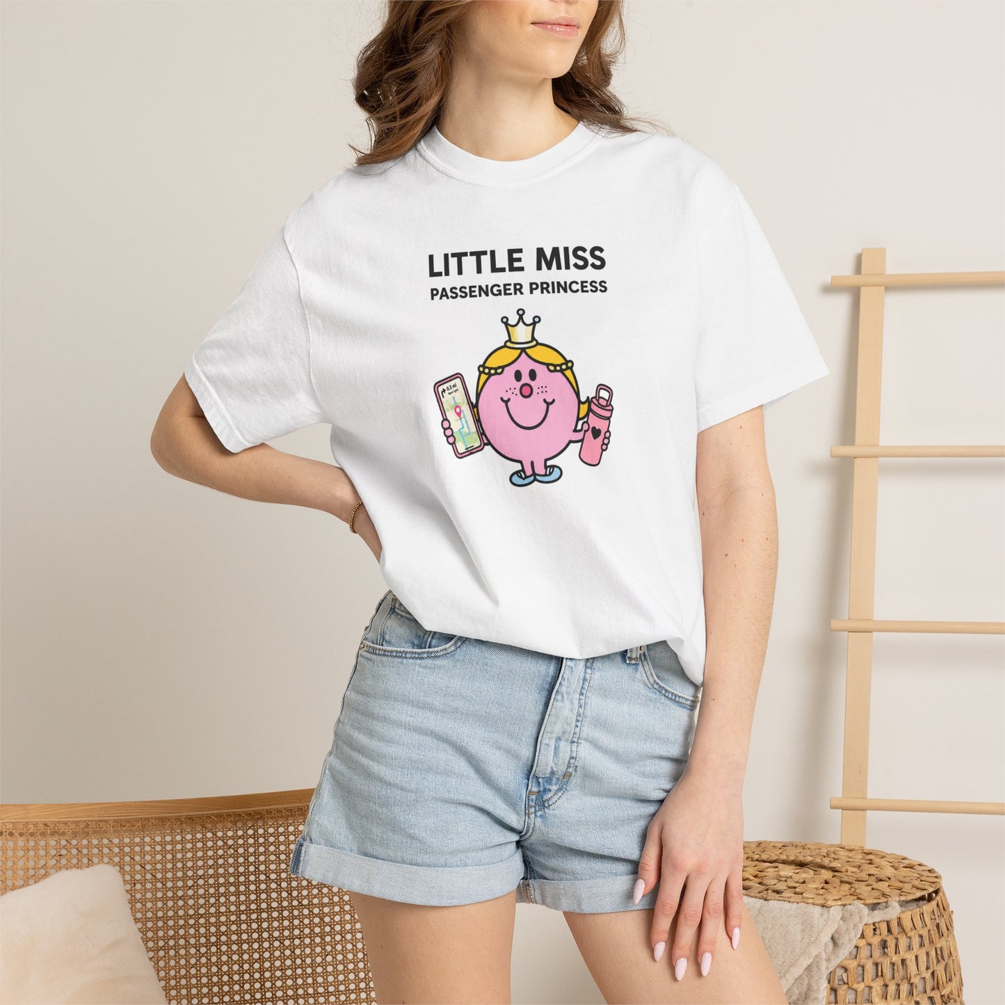 Little Miss Passenger Princess Shirt | Funny Girly Graphic Tee | Cute Y2K Coquette T-Shirt