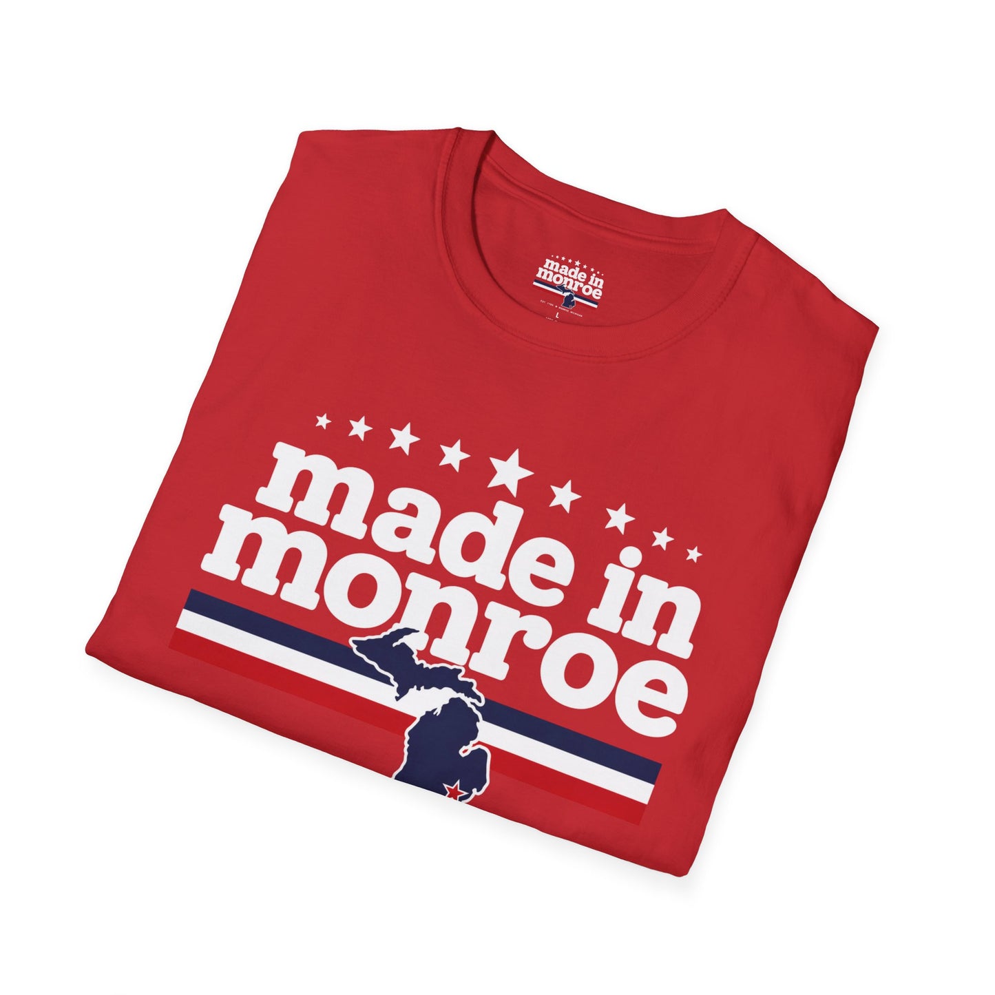 Made in Monroe Vintage Hometown Graphic T-Shirt- ADULT