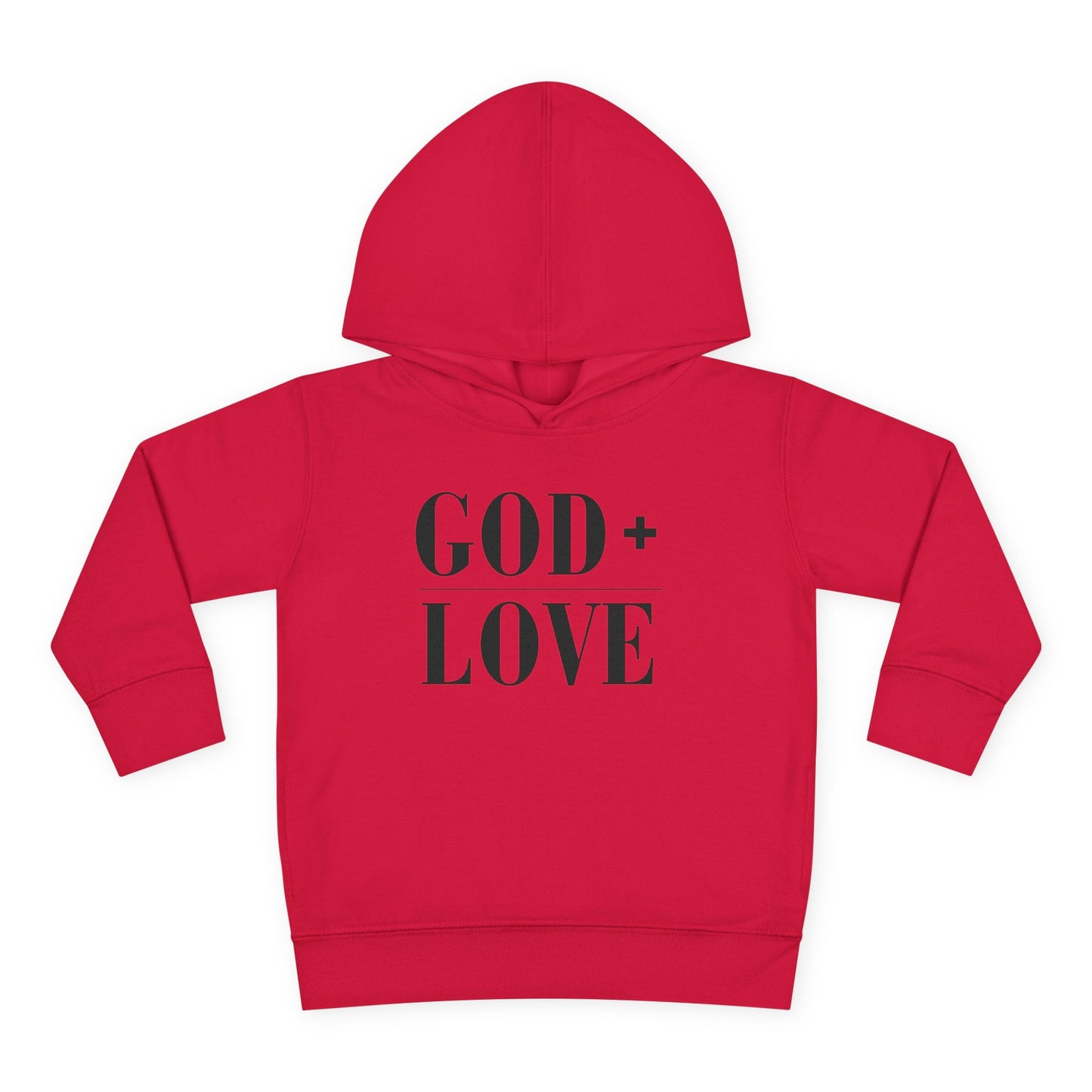 God + Love Statement Hoodie – Toddler
