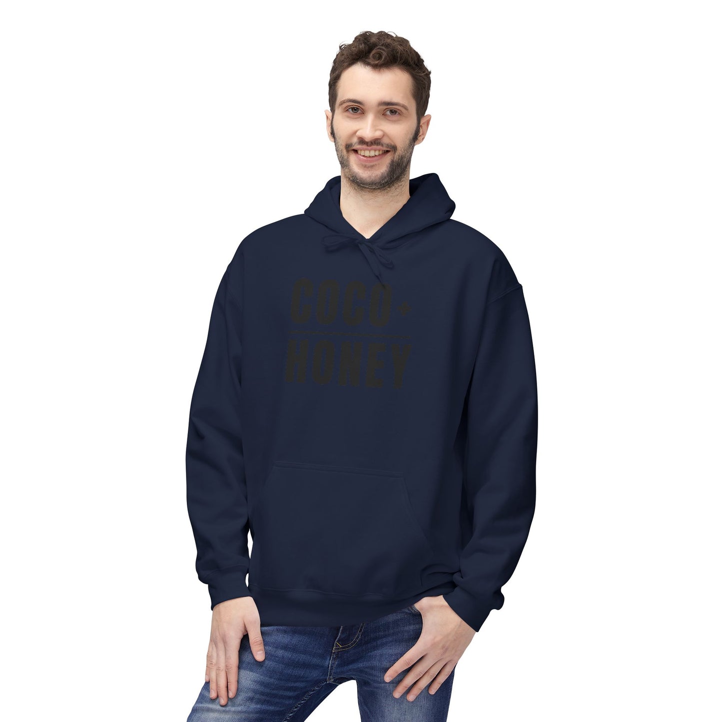 COCO + HONEY Signature Hoodie | Everyday It Girl Graphic Hoodie-Black