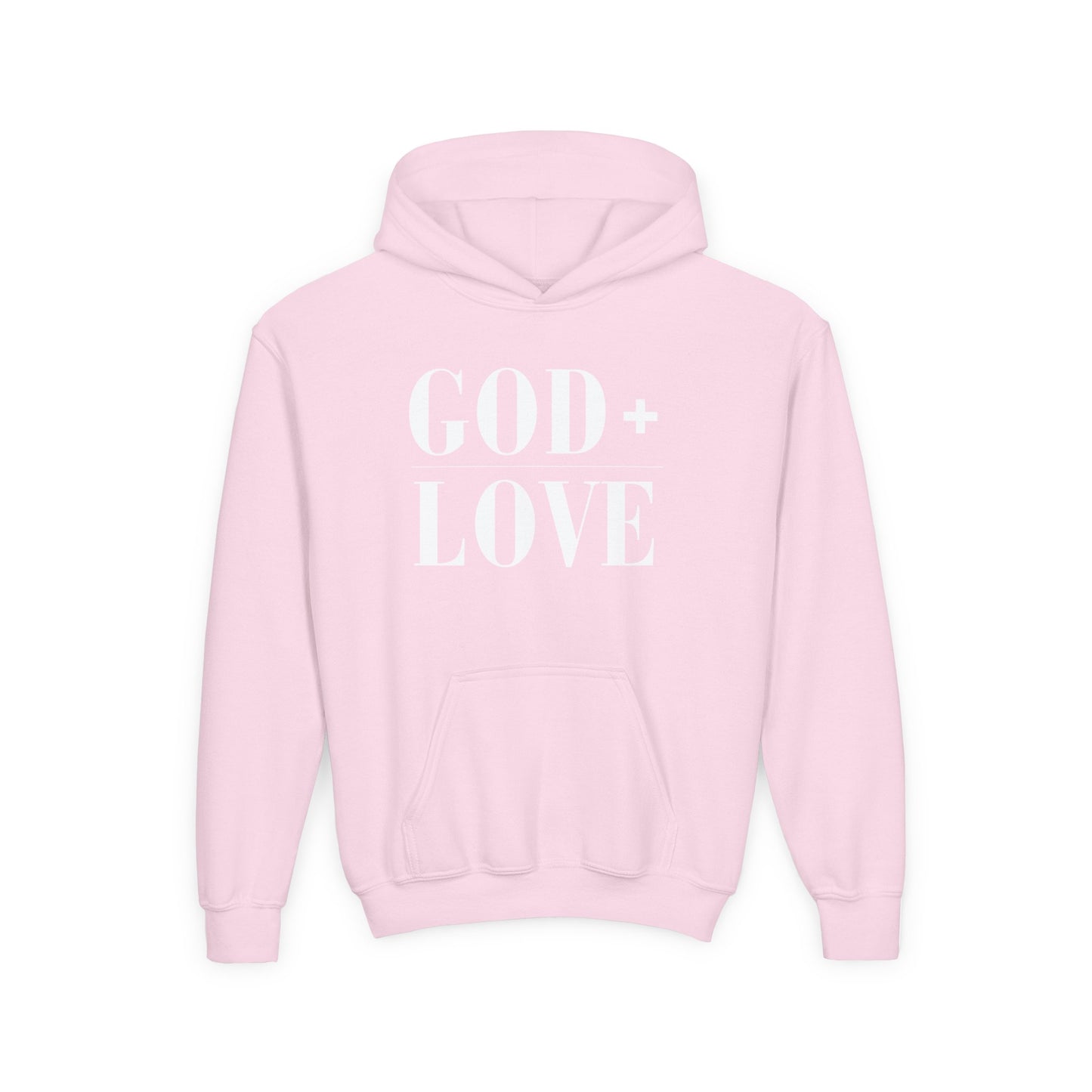 God + Love Statement Hoodie – Youth