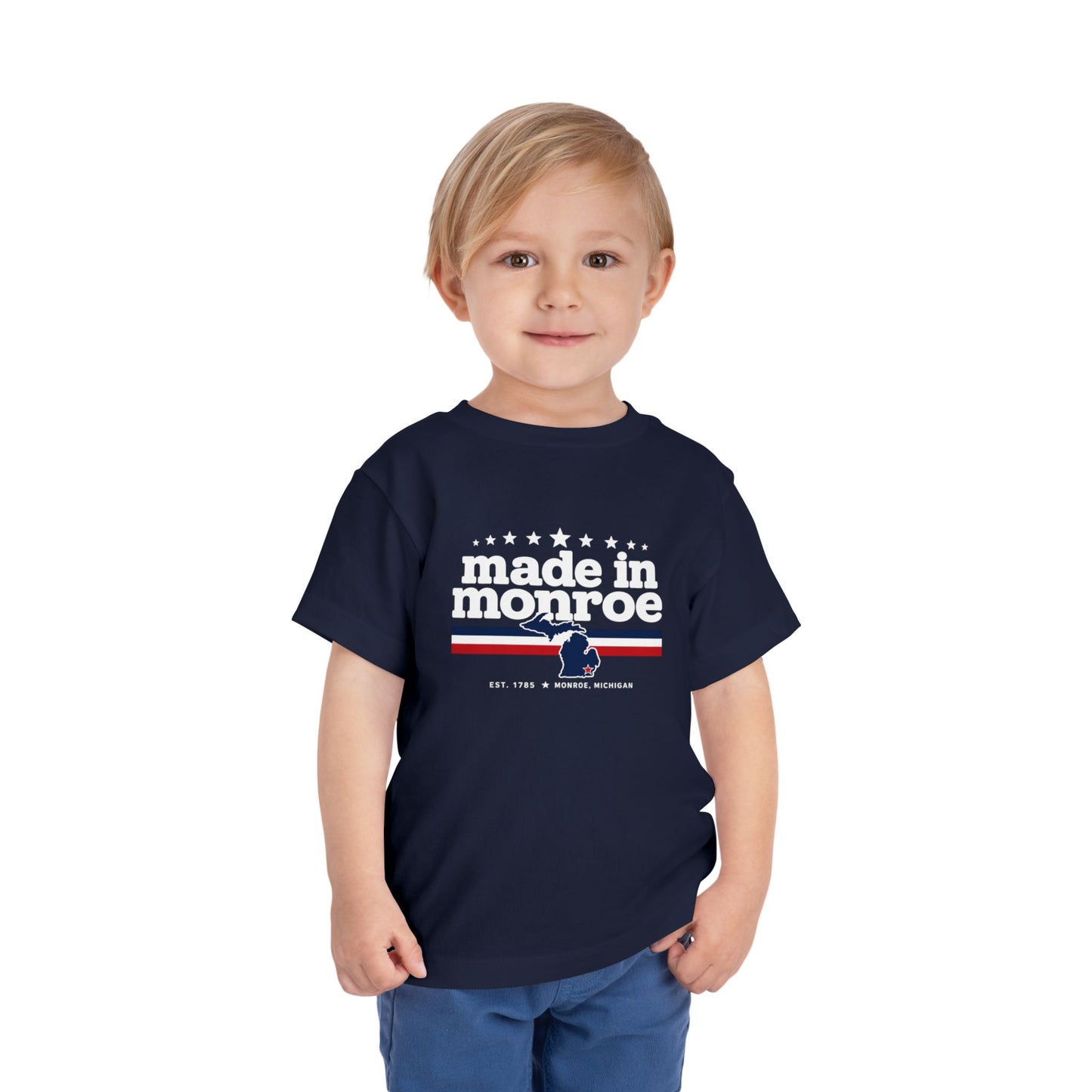 Made in Monroe Vintage Hometown Graphic T-Shirt- TODDLER