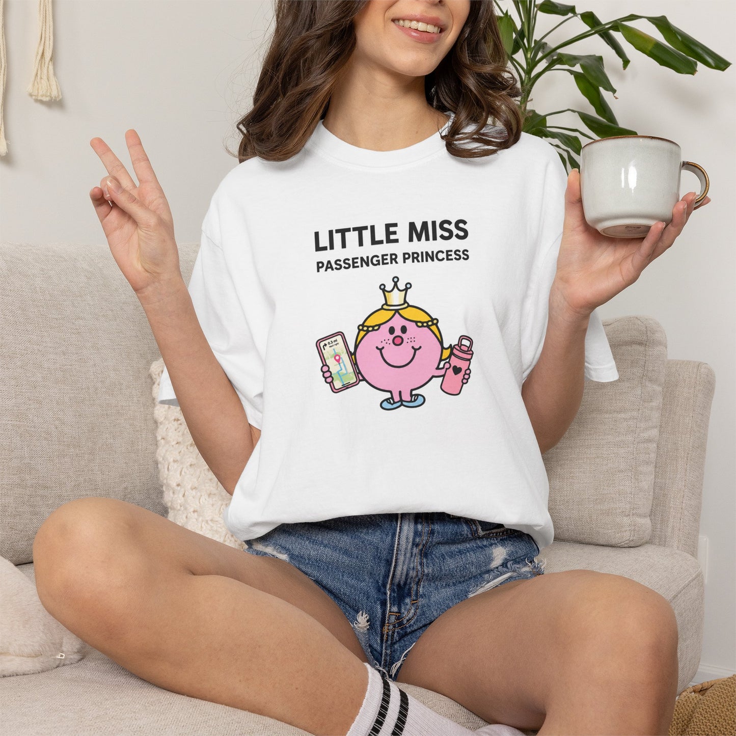 Little Miss Passenger Princess Shirt | Funny Girly Graphic Tee | Cute Y2K Coquette T-Shirt