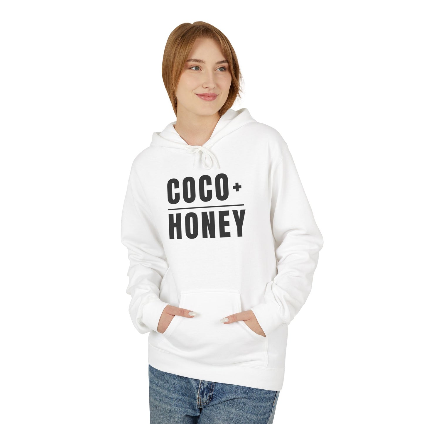 COCO + HONEY Signature Hoodie | Everyday It Girl Graphic Hoodie-Black