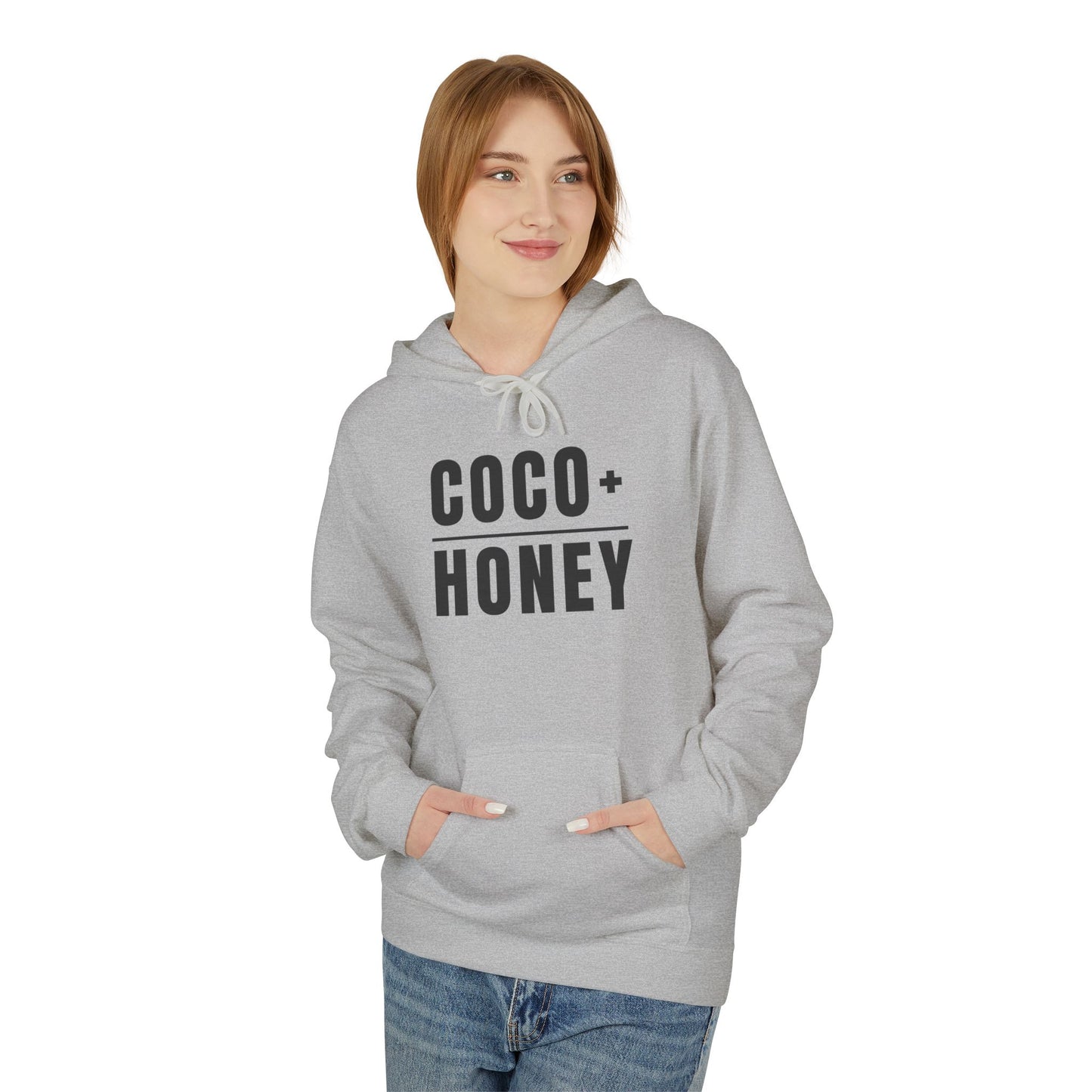 COCO + HONEY Signature Hoodie | Everyday It Girl Graphic Hoodie-Black