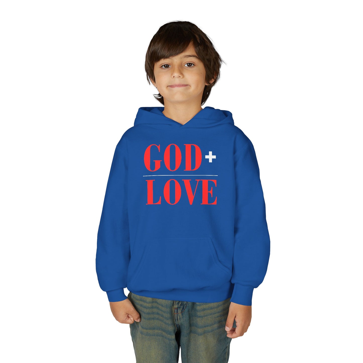 USA God Bless Love Statement Hoodie – YOUTH