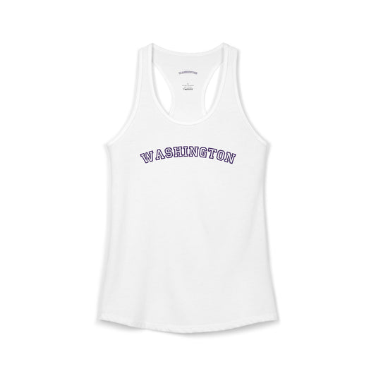 Washington Varsity Graphic Tank | Retro Washington Shirt | Trendy Pacific Northwest Tee | College Style State Shirt