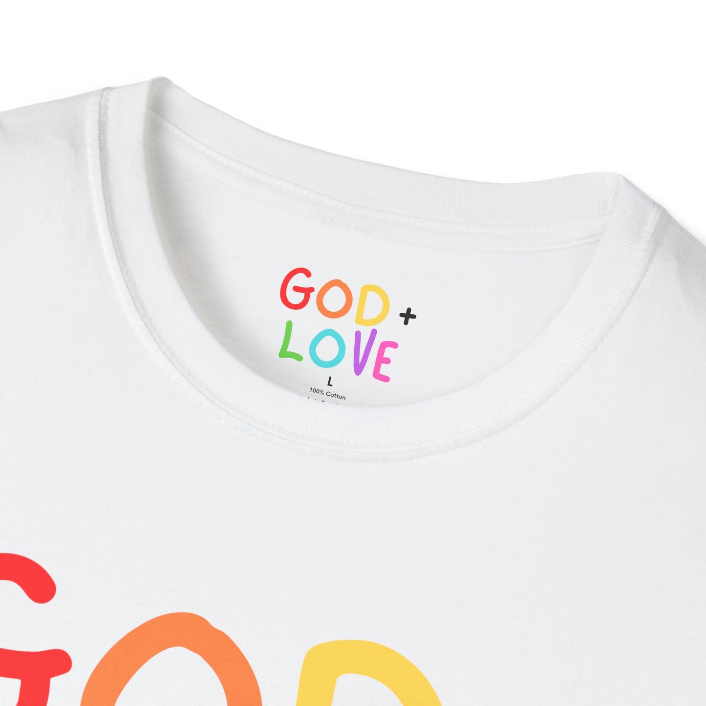 God + Love Color Statement Tee – Adult