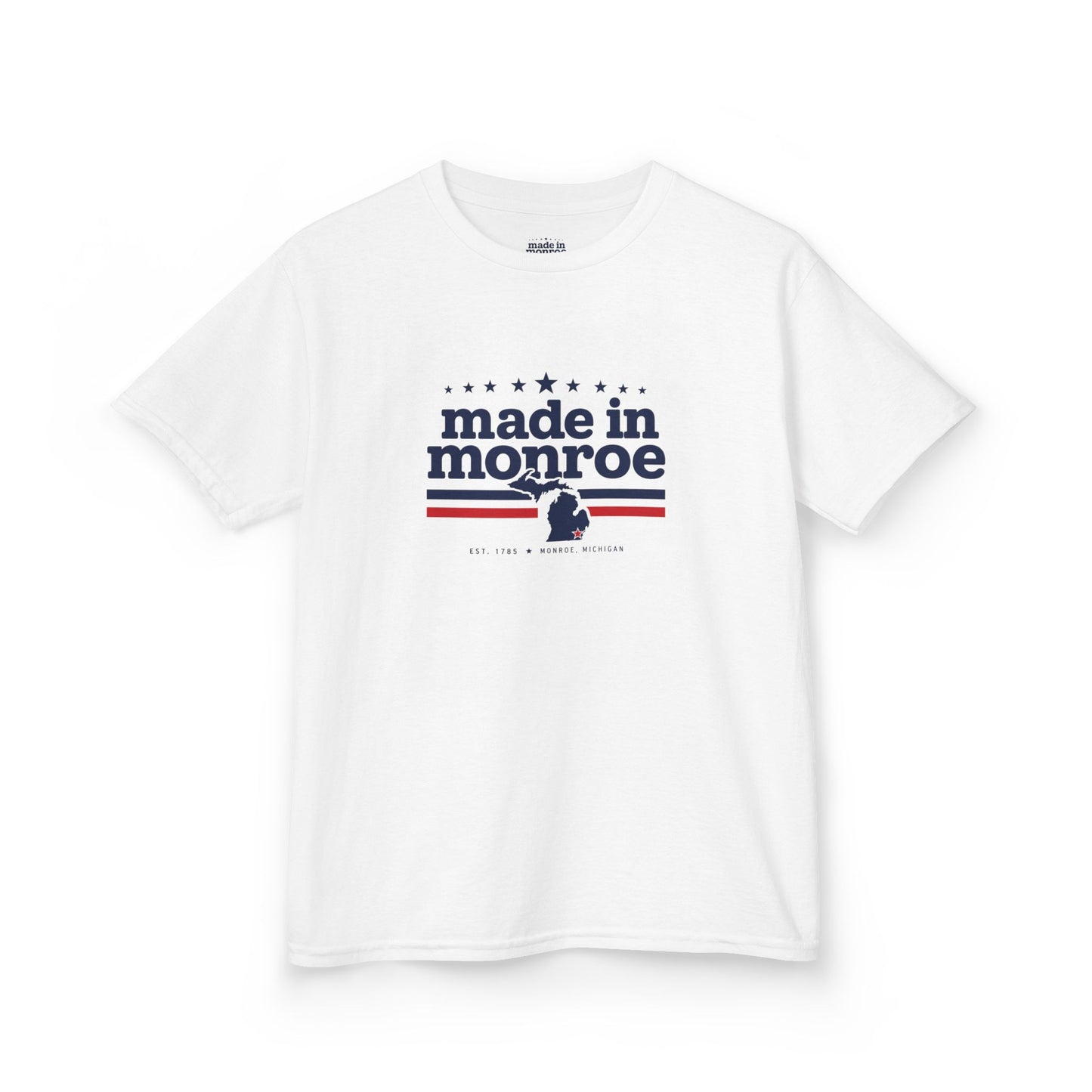 Made in Monroe Vintage Hometown Graphic T-Shirt- YOUTH