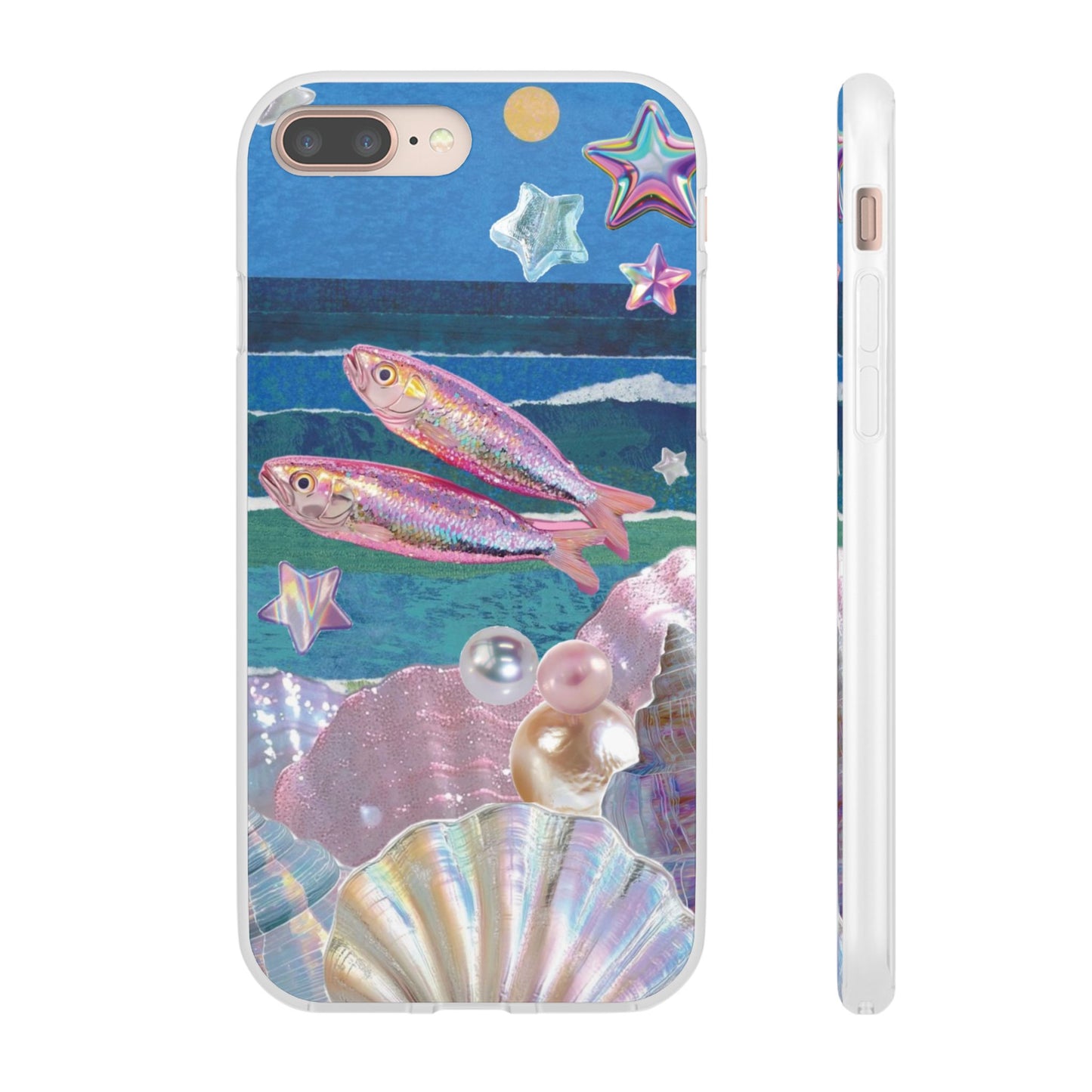 Iridescent Seashell Phone Case | Mermaidcore Ocean Aesthetic Case