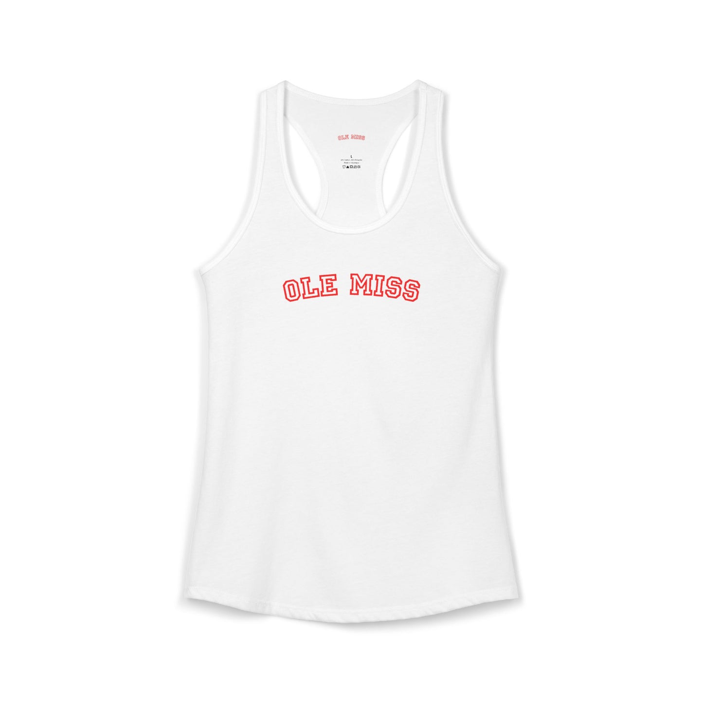 Ole Miss Varsity Graphic Tank | Retro College Style Shirt | Trendy Game Day Tee | Southern Football Aesthetic Shirt