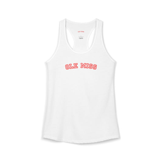 Ole Miss Varsity Graphic Tank | Retro College Style Shirt | Trendy Game Day Tee | Southern Football Aesthetic Shirt