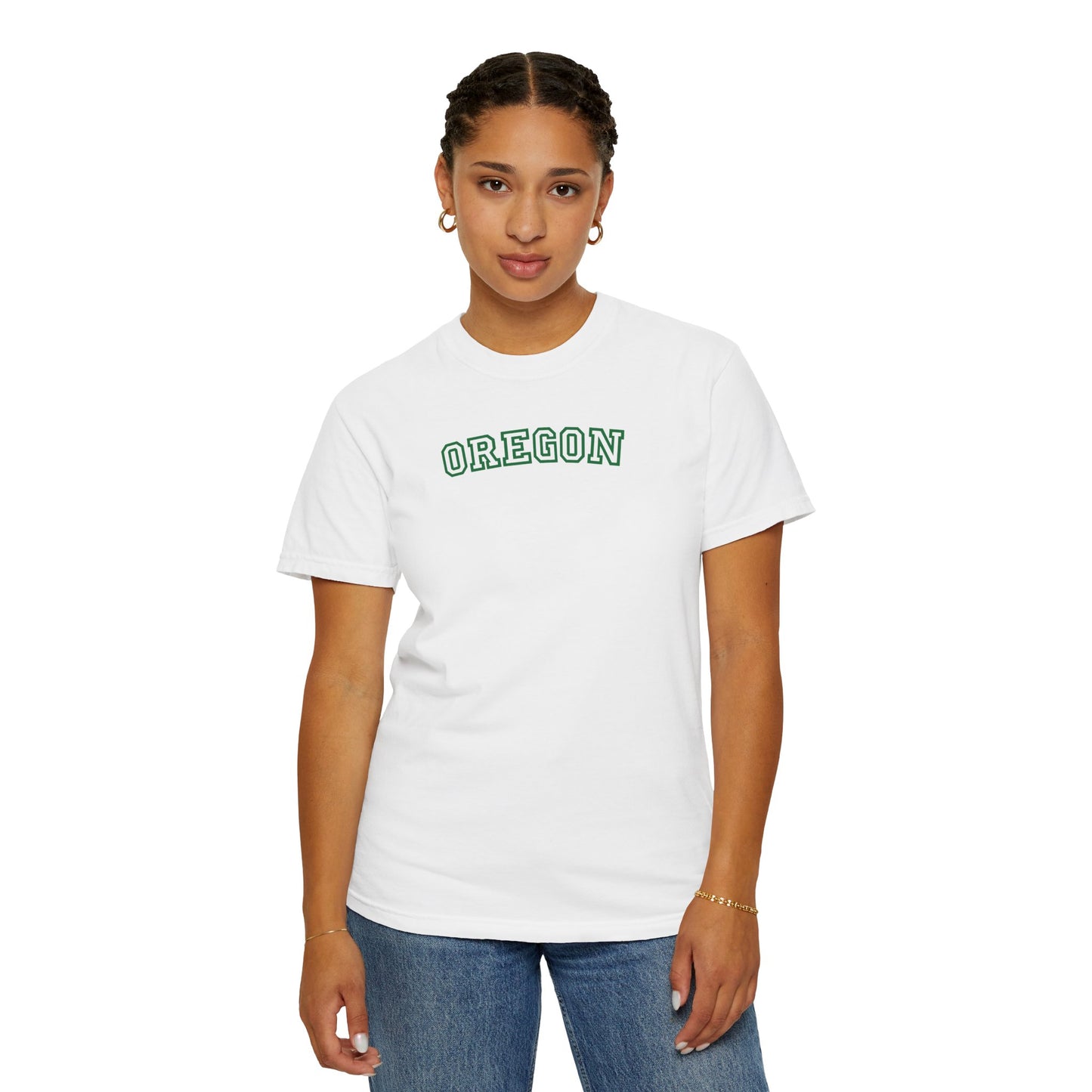 Oregon Varsity Graphic Tee | Retro Oregon Shirt | Pacific Northwest Aesthetic Tee | Trendy State Pride Shirt