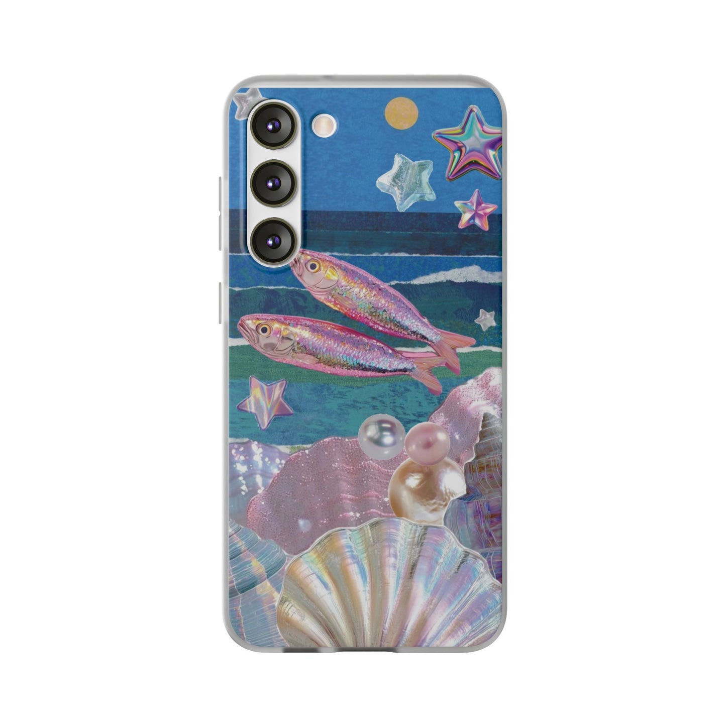 Iridescent Seashell Phone Case | Mermaidcore Ocean Aesthetic Case