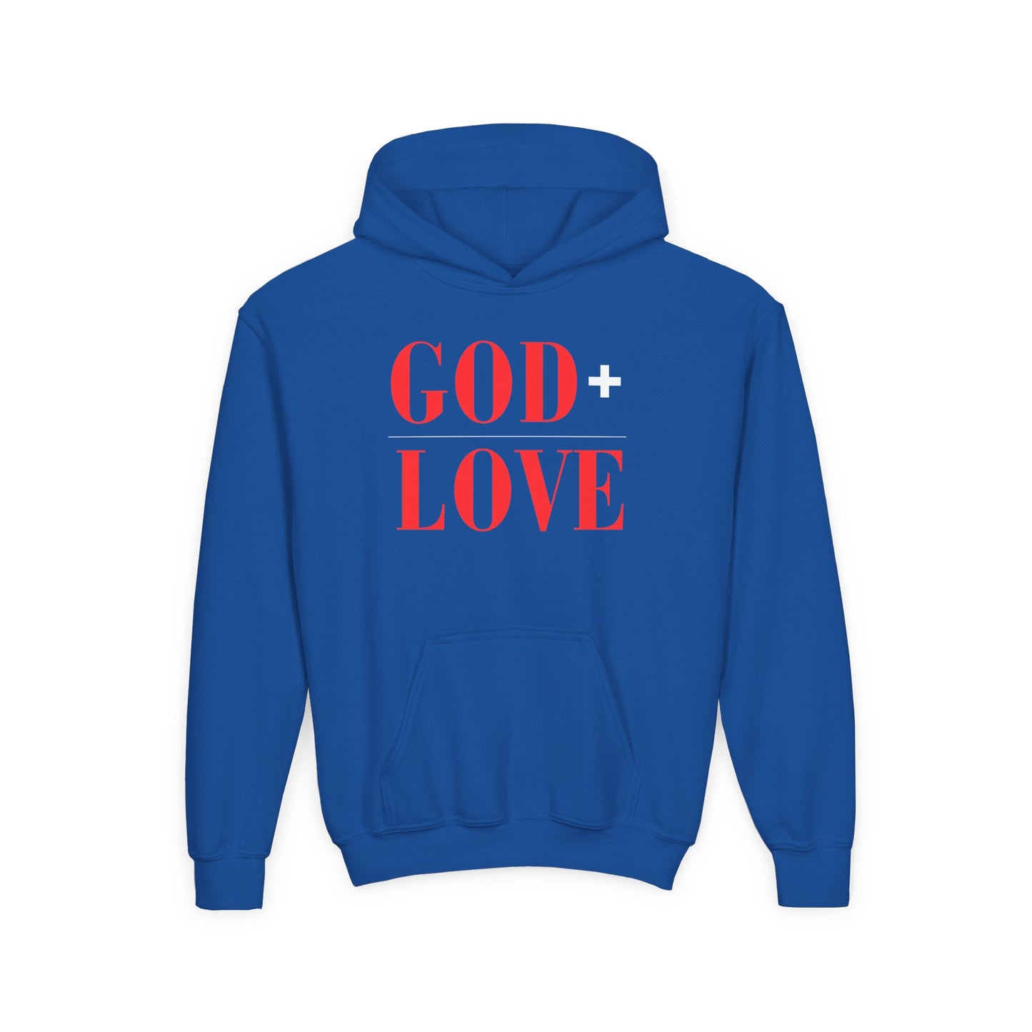USA God Bless Love Statement Hoodie – YOUTH