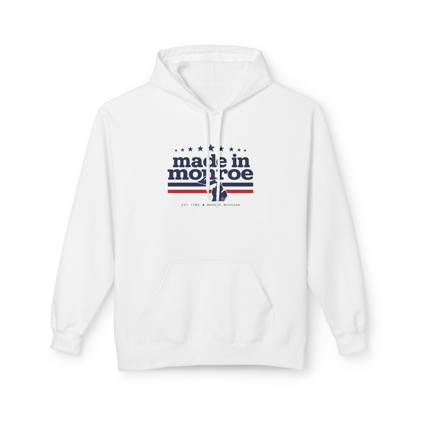 Made in Monroe Vintage Hometown Hoodie- Adult