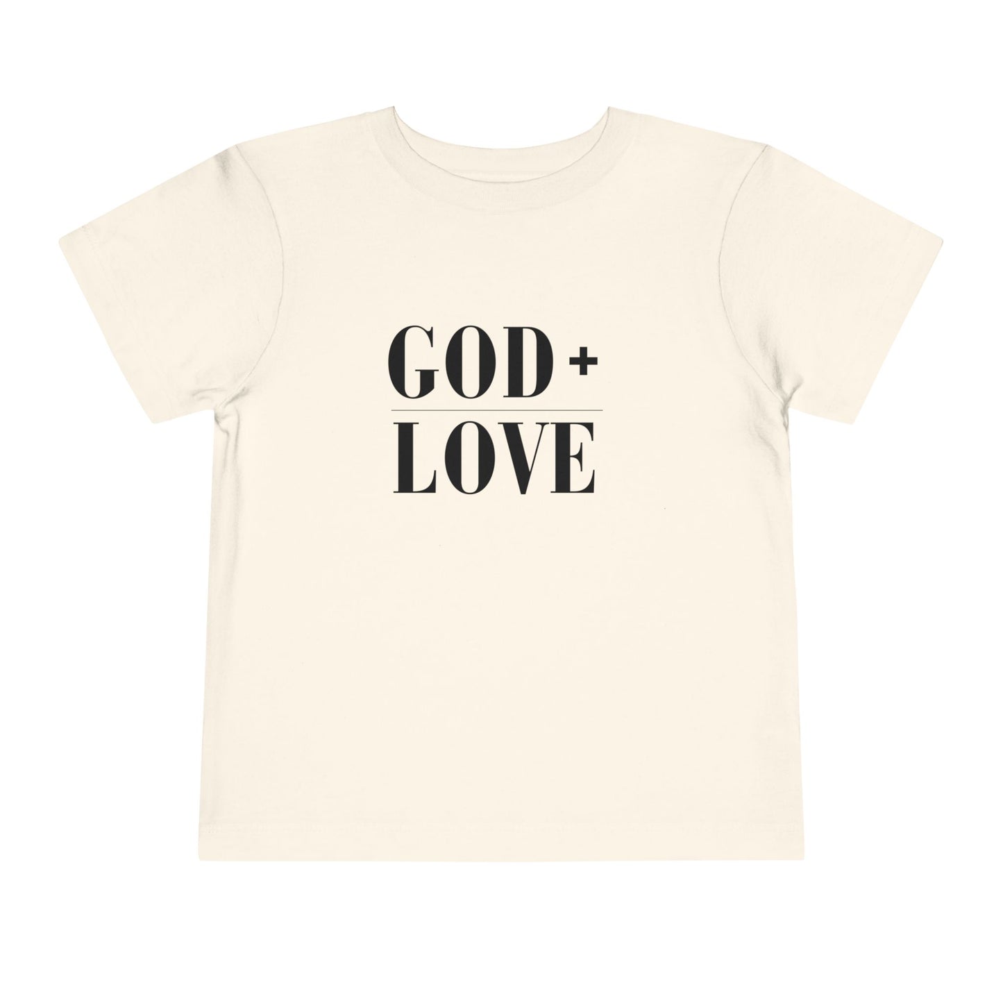 God + Love Statement Tee – Toddler