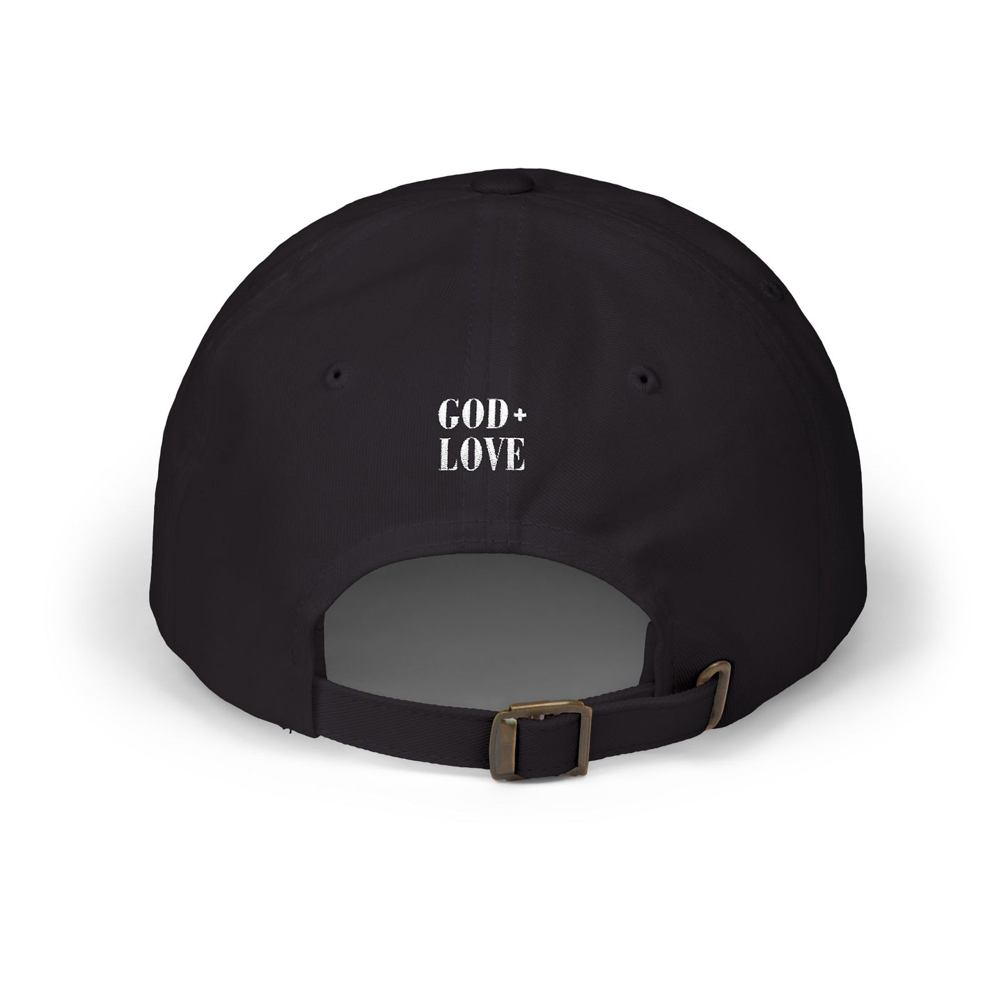 God + Love Statement Hat | Faith-Based Adjustable Dad Cap